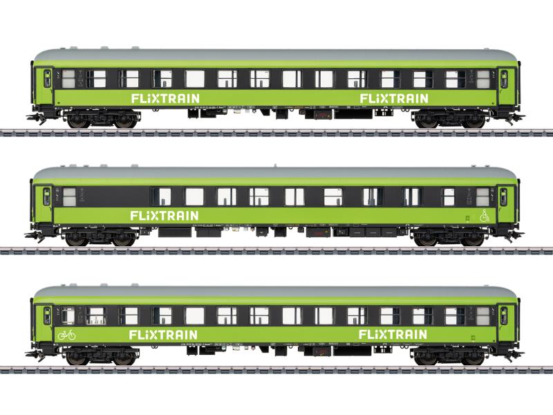 Märklin 42957 Schnellzugwagen-Set 1, FlixTrain